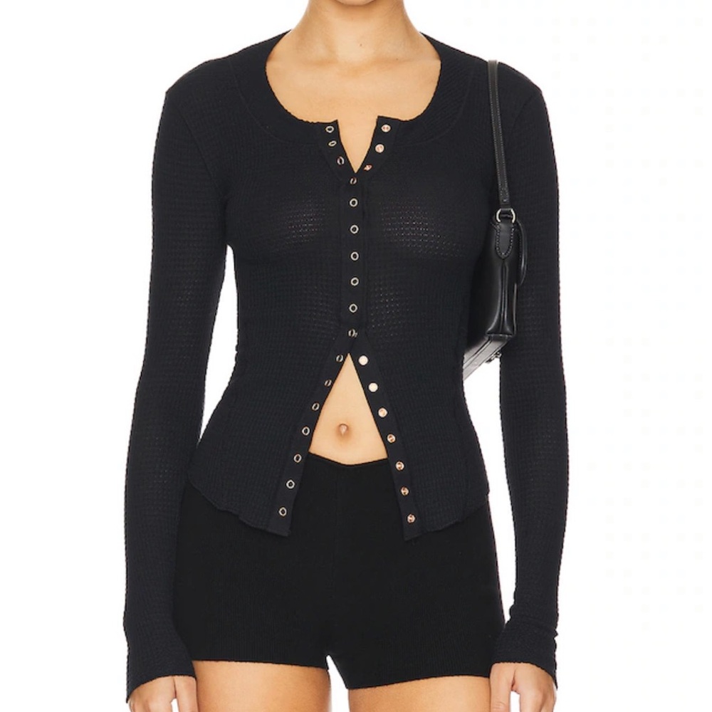 Free People Going Places Cardi - Black